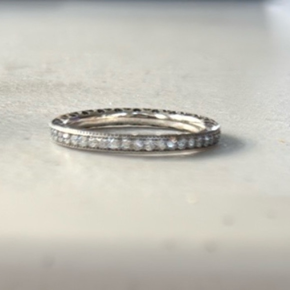 Pandora Elegant Silver Stack Ring Set - image 6